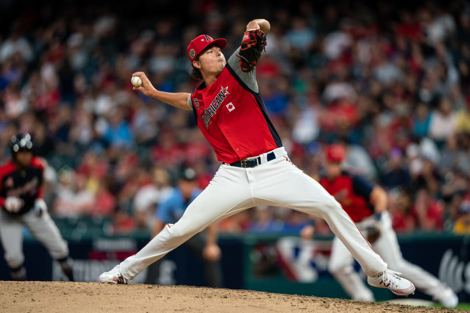 Jordan Balazovic曾在2019年入選未還之星明星賽。(Photo by Brace Hemmelgarn/Minnesota Twins/Getty Images)