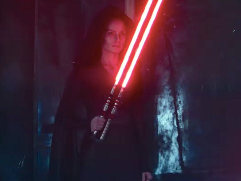 star wars rey red lightsaber