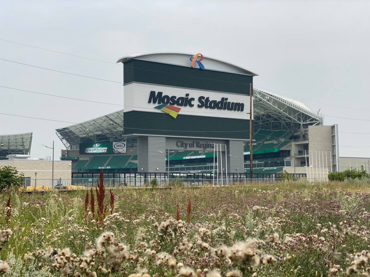 More than 33,000 fans are set to fill the stands at Mosaic Stadium for the CFL championship Grey Cup game on Nov. 20. (Matthew Howard/CBC - image credit)