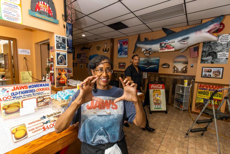 Jaws Jumbo Burgers co-owner Yolanda Gaddis talks about their Ocala restaurant, which opens July 10.