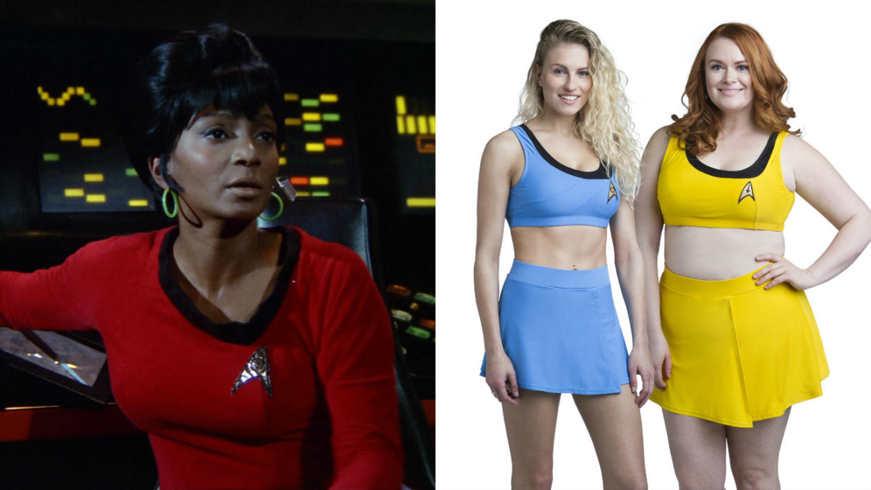 We’re hitting the beach ASAP in these brand new “Star Trek” *Trekinis*