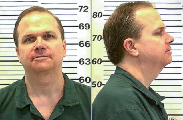 <p>Kypros/Getty</p> Mark David Chapman in 2010.