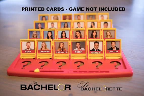 17) The Bachelor Guess Who Game