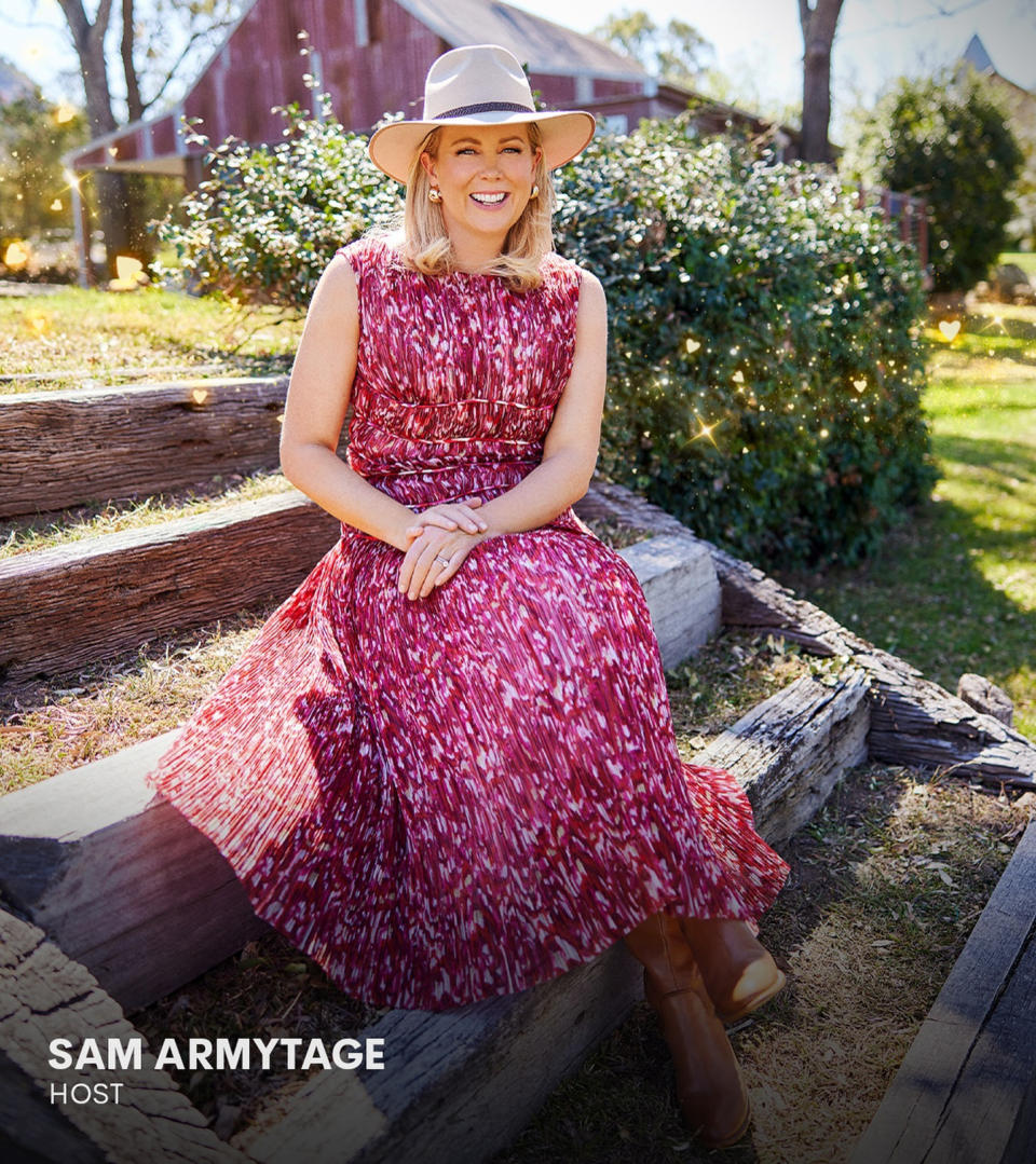 After Samantha left Sunrise in 2021, she went on to join the 2022 season of Farmer Wants A Wife. Photo: Seven