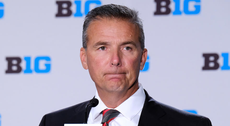 Urban Meyer won’t coach in each of Ohio State’s first three games of the season. (Getty Images)