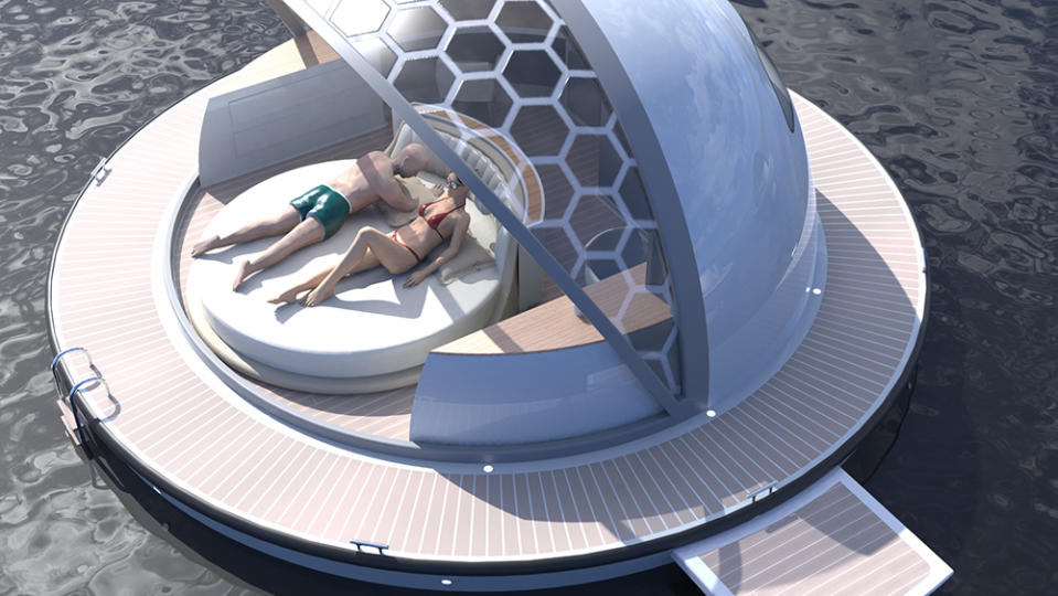 Jet Capsule's new floating Pearlsuite