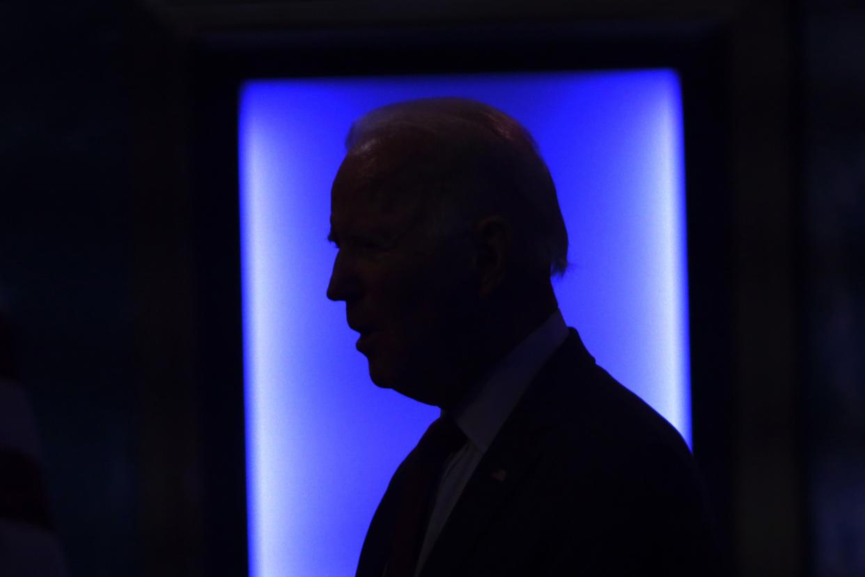 Democratic presidential candidate Joe Biden has led Donald Trump in the polls throughout the summer. (Getty Images)