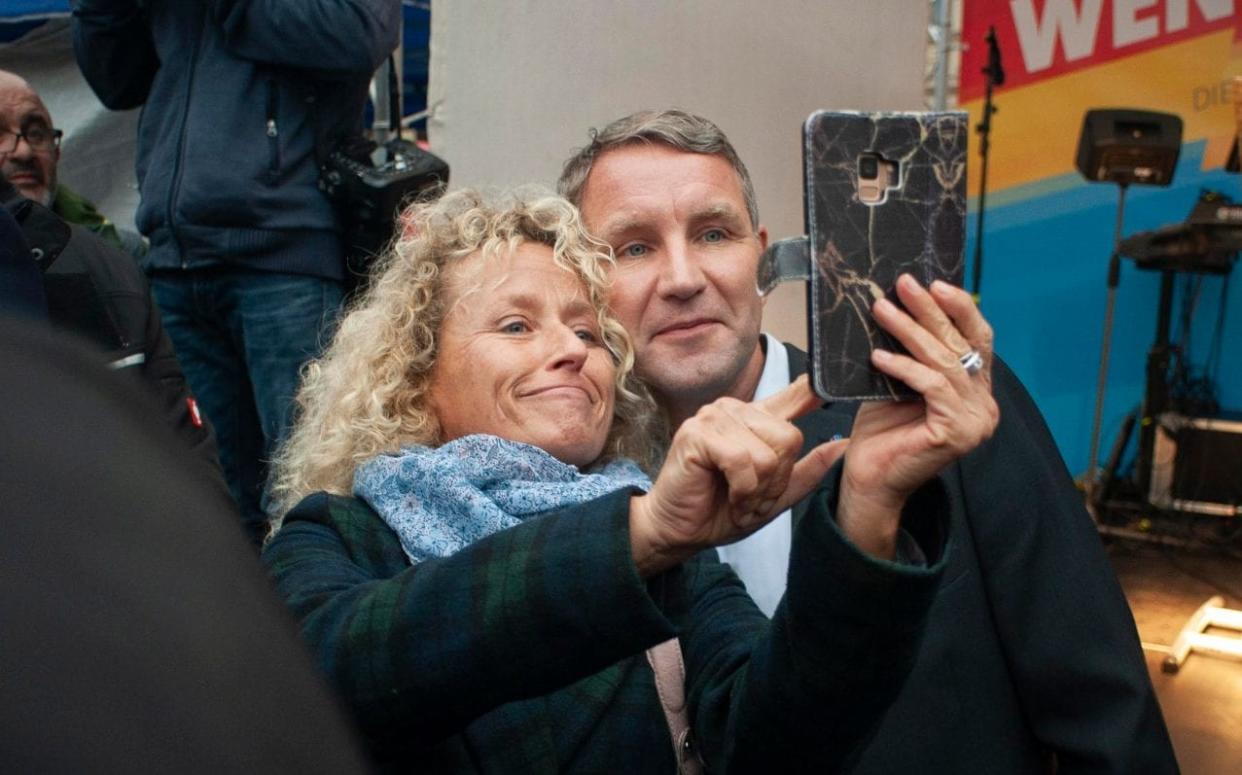 A selfie with Mr Höcke