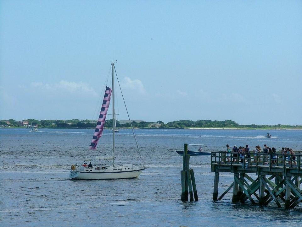 Southport Waterfront Boat. Red, White & Blue Freedom Flotilla will be held July 2.