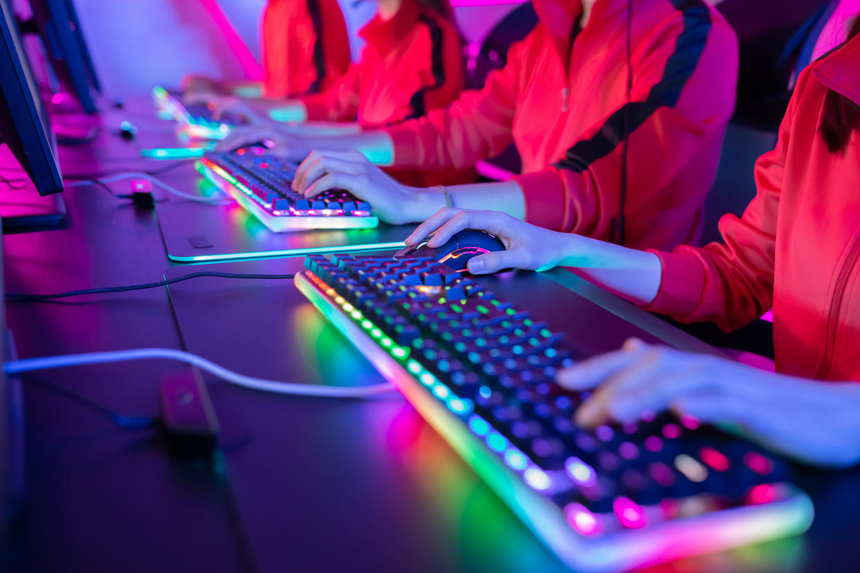 Stock image of RGB keyboard and mouse (Photo: Getty Images)