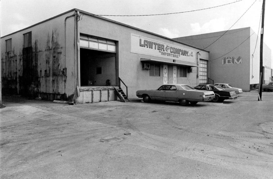 A Hialeah company at 18th Street and Okeechobee Road in 1980.