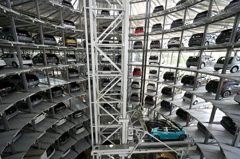 FILE PHOTO: Media tour through Volkswagen ID.3 production line in Dresden