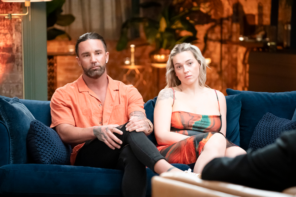 MAFS’ Jack Dunkley and Tori Adams at the reunion.