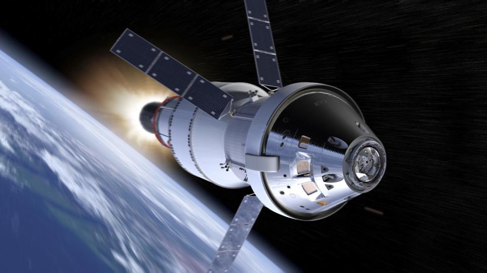 orion spacecraft sls artemis 1 moon mission