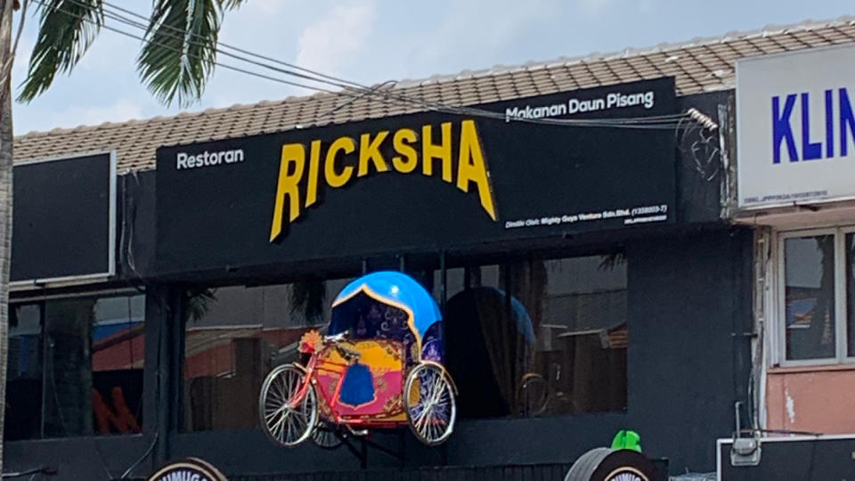 Bangsar Restaurants - Ricksha - Storefront