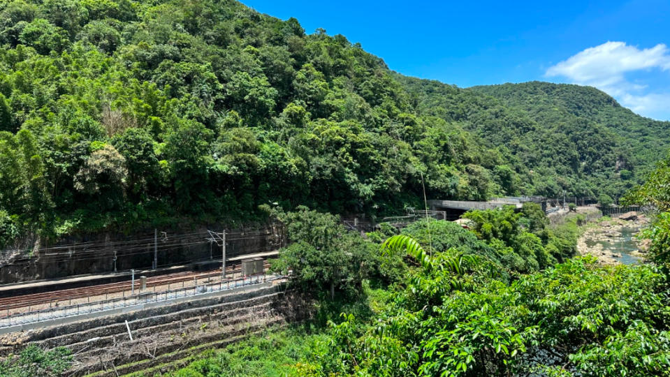 三貂嶺車站。陳祖傑攝。