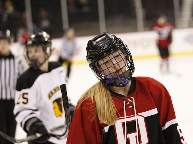 Warroad and Detroit Lakes face off in a state quarterfinal — Flickr/Imageri