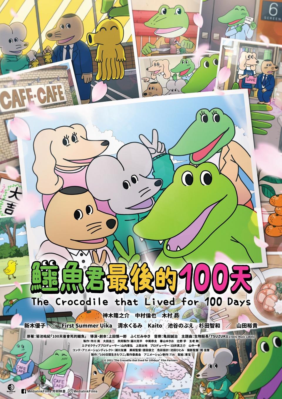 《鱷魚君最後的100天》官方電影海報