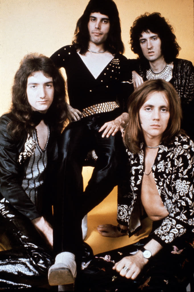 Queen posing for a portrait in 1973