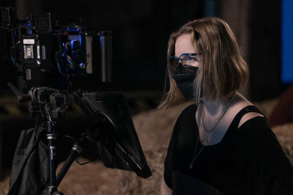 Director Sarah Polley on the set of 'Women Talking'<span class="copyright">Michael Gibson— Orion Releasing</span>