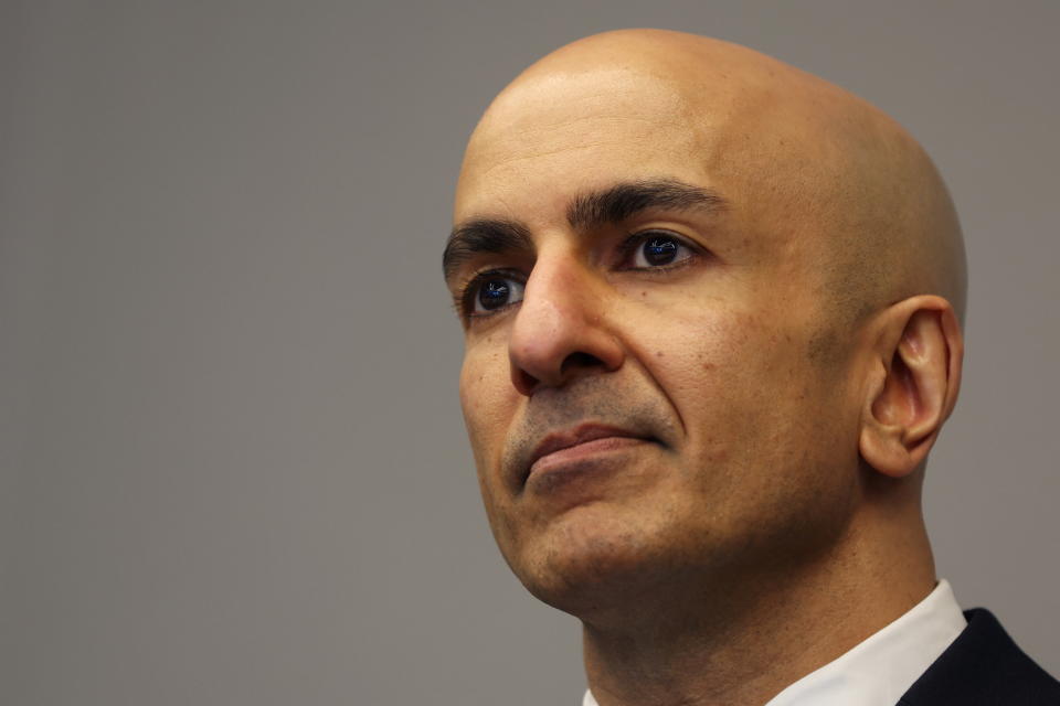 Neel Kashkari, President and CEO of the Federal Reserve Bank of Minneapolis, attends an interview with Reuters in New York City, New York, U.S., May 22, 2023. REUTERS/Mike Segar