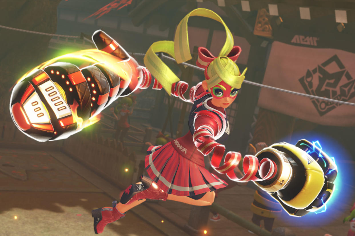 Colourful and cartoonish: ARMS is a distinctly Nintendo take on the fighting game genre: Nintendo