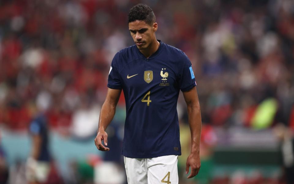 Raphael Varane - France camp in chaos with Raphael Varane and Ibrahima Konate among ill players - James Williamson/Getty Images