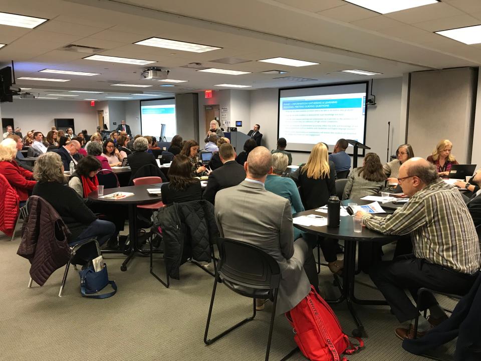 Educators gathered at Southern Westchester BOCES in Harrison to discuss whether New York needs new pathways to a high school diploma.