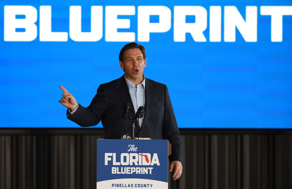 Florida Governor DeSantis Kicks Off His "Freedom Blueprint" Tour In Florida
