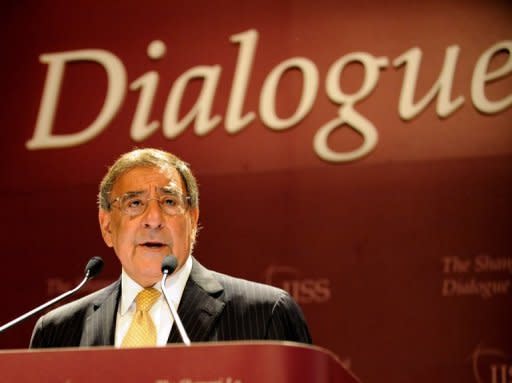 US Secretary of Defense Leon Panetta speaks during the International Institute for Strategic Studies (IISS) 11th Asia Security Summit in Singapore, on June 2. The US will shift the majority of its naval fleet to the Pacific by 2020 as part of a new strategic focus on Asia, Panetta announced