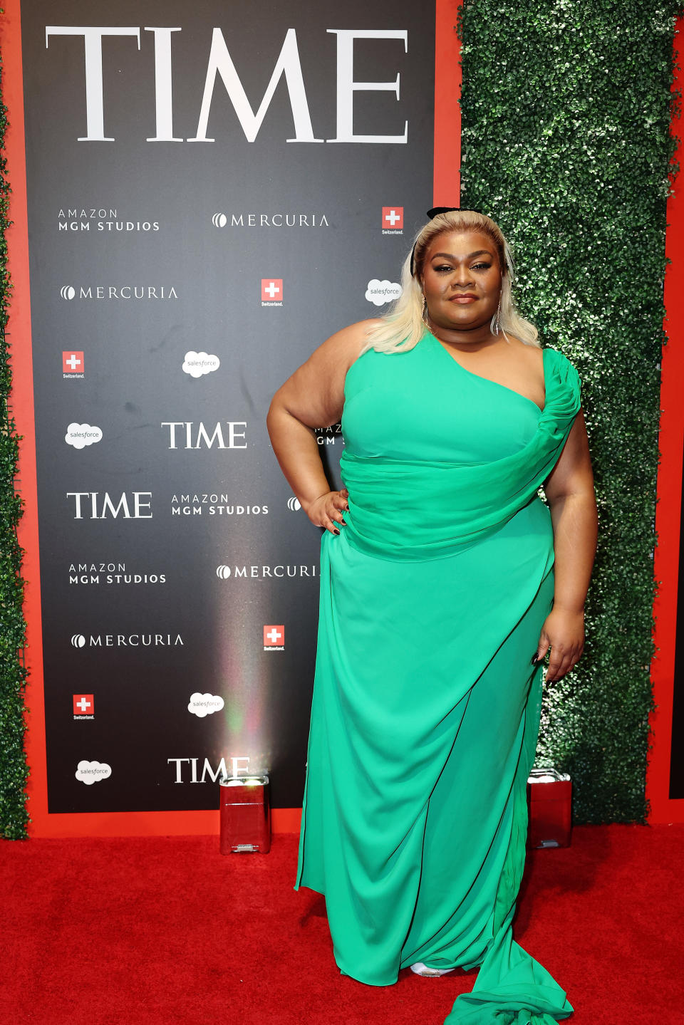 Da'Vine Joy Randolph attends a late-night soiree at the Swiss Ambassador's Residence following the White House Correspondents' Dinner