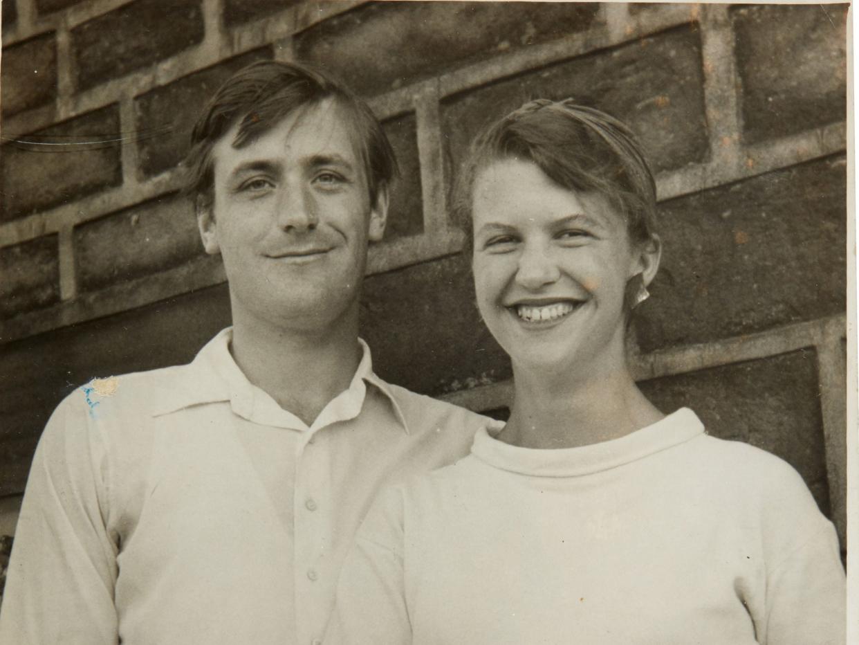Undated photo of poets Ted Hughes and Sylvia Plath (PA)