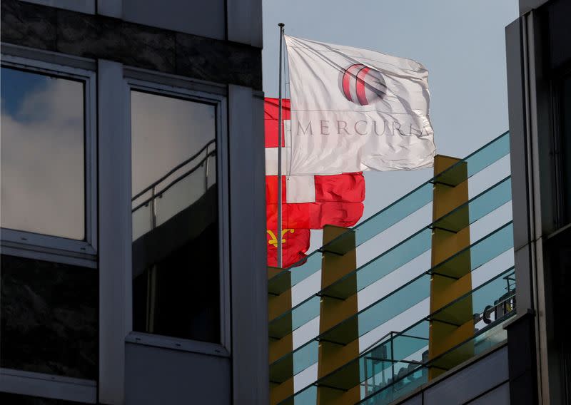 FILE PHOTO: FILE PHOTO: A flag with the logo of Mercuria commodity trading house is pictured in Geneva