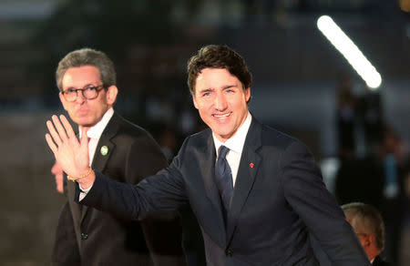 Canada's Prime Minister Justin Trudeau arrives for the inauguration of the VIII Summit of the Americas in Lima, Peru April 13, 2018. REUTERS/Marco Brindicci