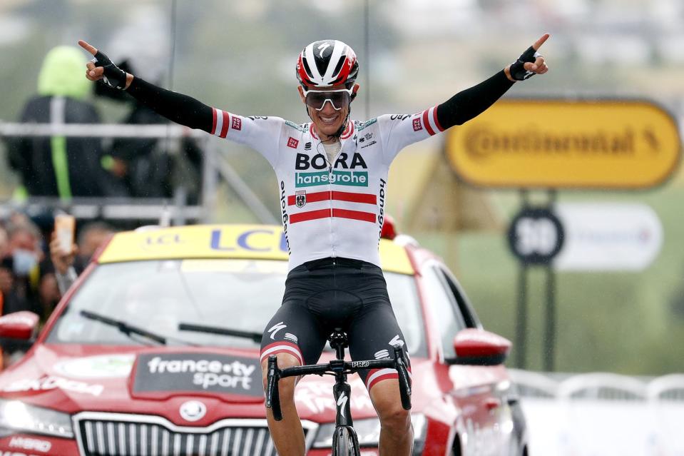 <p><strong>Who’s Winning the Tour?</strong></p><p>Austria’s Patrick Konrad (BORA-hansgrohe) took a rainy win in Saint Gaudens on Stage 16 of the 2021 Tour de France. Also awarded the prize for being the day’s Most Aggressive Rider, the 29-year-old Austrian national champion dropped his breakaway companions on the Col de Portet-Aspet and went on alone to take the most important victory of career. Italy’s Sonny Colbrelli (Bahrain-Victorious) finished second and Australia’s Michael Matthews (Team BikeExchange) finished third.</p><p>Despite finishing in a small group 14 minutes behind Konrad, Slovenia’s Tadej Pogačar (UAE Team Emirates) held onto the yellow jersey as the leader of the Tour’s General Classification. Ahead of back-to-back summit finishes in the high Pyrenees, the Slovenian leads Colombia’s Rigoberto Uran (EF Education-Nippo) by 5:18 and Denmark’s Jonas Vingegaard (Jumbo-Visma) by 5:32. Ecuador’s Richard Carapaz (INEOS-Grenadiers) sits fourth at 5:33.</p><p>It was an intense start to the day; cold temperatures and a peloton that couldn’t quite figure out how it wanted the race made it hard for a breakaway to escape. But once it did, the break’s advantage over the group, containing the yellow jersey, began to balloon.</p><p>The peloton got a spark on the final climb of the day, the Category 4 Côte d’Aspret-Sarrat, when Belgium’s Wout van Aert (Jumbo-Visma) pulled an elite group of the Tour’s top GC contenders away from the bunch. In the end, the top of the classification remained unchanged, but the move provided a preview of the aggressive racing we can expect to see over the next two days.</p><p><strong>Who’s <em>Really</em> Winning the Tour?</strong></p><p>The 2021 Tour de France will likely be decided on one of the next two stages as back-to-back summit finishes will give the riders chasing Pogačar two more opportunities to try and chip away at the Slovenian’s substantial lead. It will take a Herculean effort, as Pogačar has shown few signs of weakness so far, but with Hors Categorie climbs like the Col du Portet (Stage 17) and the Col du Tourmalet (Stage 18) on tap, the stage is set for riders and teams hoping to launch a long-range assault on the yellow jersey and his weakening team.</p><p>While the Tour’s General Classification remained largely unchanged, Stage 16 did see some movement in the race for the green jersey as the winner of the Tour’s Points Classification. Great Britain’s <a href="https://www.bicycling.com/tour-de-france/a36984868/mark-cavendish-tour-de-france-stage-win-record-eddy-merckx/" rel="nofollow noopener" target="_blank" data-ylk="slk:Mark Cavendish;elm:context_link;itc:0;sec:content-canvas" class="link ">Mark Cavendish</a> (Deceuninck-Quick Step) has led the competition since winning Stage 4, but Australia’s Michael Matthews (Team BikeExchange) has been steadily getting closer to Cavendish’s lead. By taking fourth at the Intermediate Sprint in Vic d’Oust and finishing third on the stage, Matthews added 35 points to his tally and now sits just 37 points behind Cavendish. </p><p>Expect the Australian to go on the attack in search of more points at the Intermediate Sprints on Stages 17 and 18, possibly catching Cavendish ahead of Friday’s Stage 19—which we expect to end in a field sprint. This is one competition that’s far from over.</p>