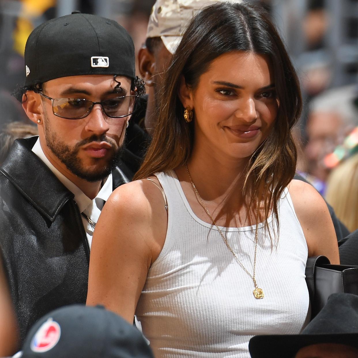  Kendall Jenner and Bad Bunny together. 