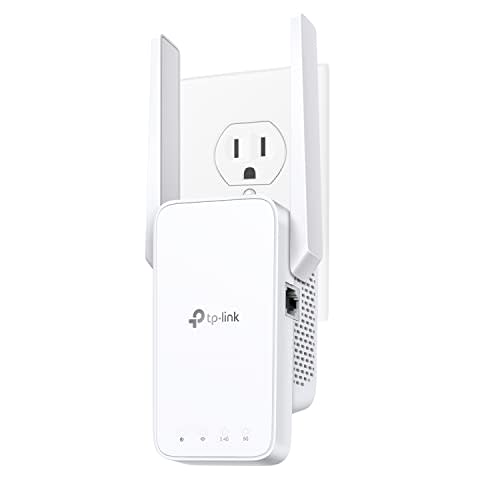 TP-Link WiFi Extender with Ethernet Port, 1.2Gbps signal booster, Dual Band 5GHz/2.4GHz, Up to…