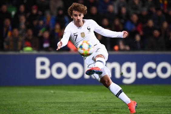 Antoine Griezmann finished a fantastic opener for France (AFP/Getty)