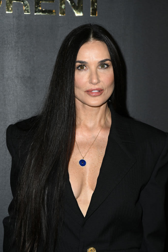 Closeup of Demi Moore