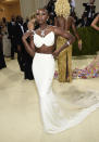 Cynthia Erivo attends The Metropolitan Museum of Art's Costume Institute benefit gala celebrating the opening of the "In America: A Lexicon of Fashion" exhibition on Monday, Sept. 13, 2021, in New York. (Photo by Evan Agostini/Invision/AP)