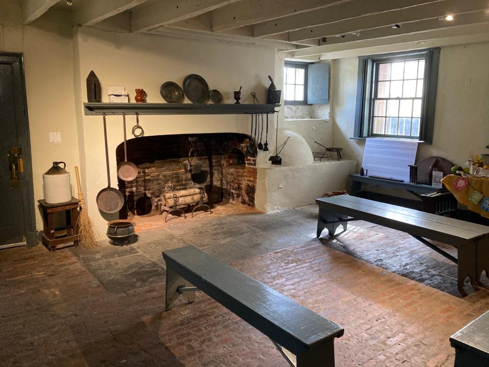 The kitchen at the Morris-Jumel Mansion.