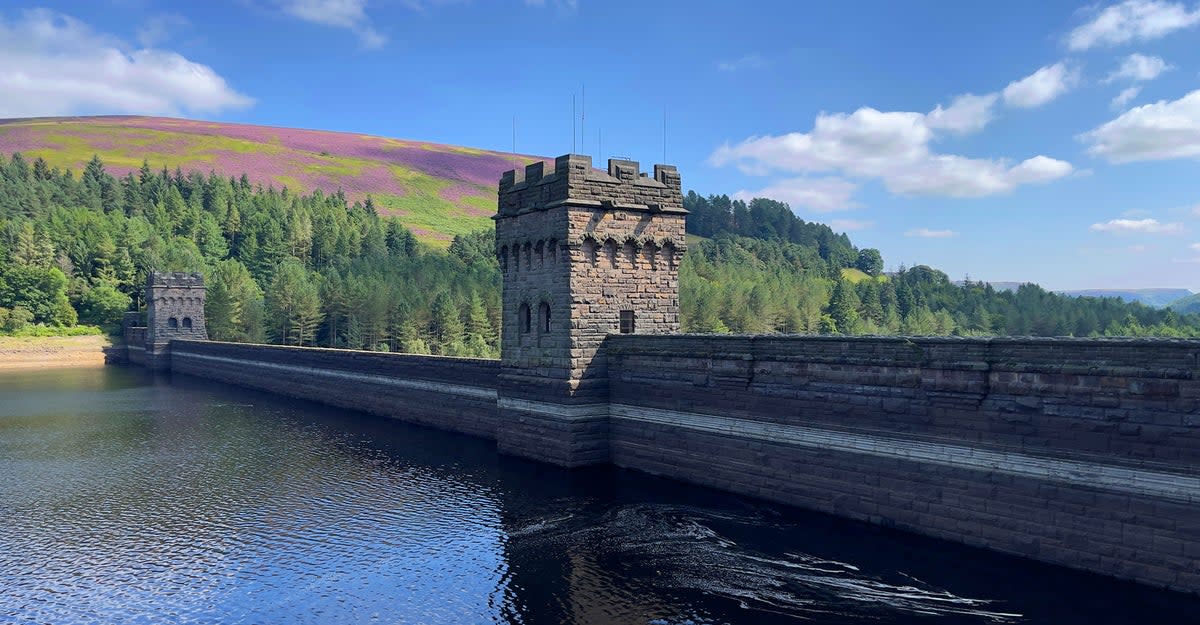 A view of the dam at the Derwent Reservoir (Getty Images/iStockphoto)