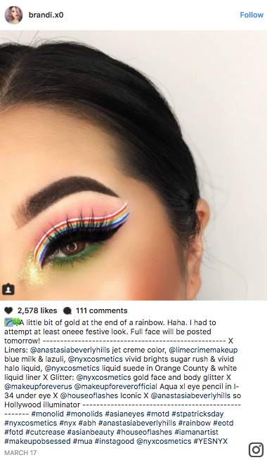 Layered eyeliner is blowing up Instagram right now. Here's how to get the multi-colored version of the classic winged liner look.