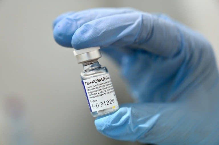 Photo du vaccin russe anti-Covid Spoutnik V, le 4 février 2021 à Belgrade en Serbie - Andrej ISAKOVIC © 2019 AFP