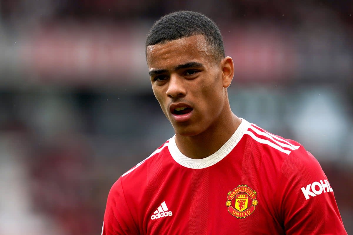 Manchester United footballer Mason Greenwood had charges against him dropped after new information came to light (PA Wire)