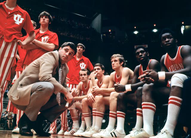 <p>Rich Clarkson/NCAA Photos via Getty</p> Bob Knight in 1973