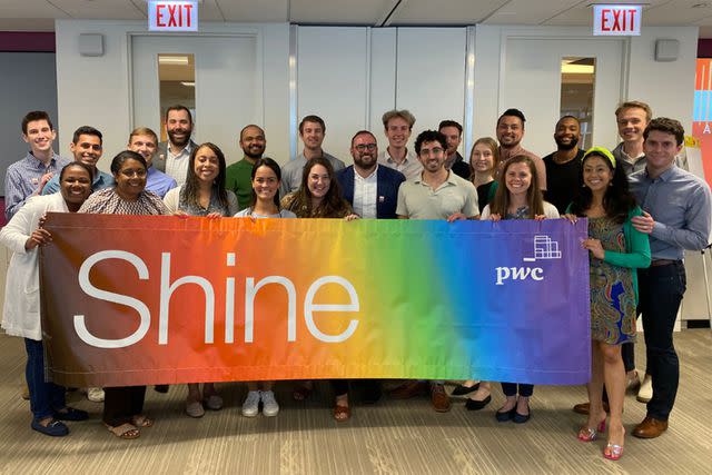 <p>PWC</p> PricewaterhouseCoopers' Shine Inclusion network currently has over 3,600 members.