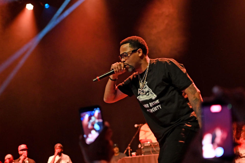 LOUISVILLE, KENTUCKY - SEPTEMBER 25: Juvenile performs at Old Forester's Paristown Hall on September 25, 2021 in Louisville, Kentucky. (Photo by Stephen J. Cohen/Getty Images)<span class="copyright">Getty Images—2021 Stephen J. Cohen</span>