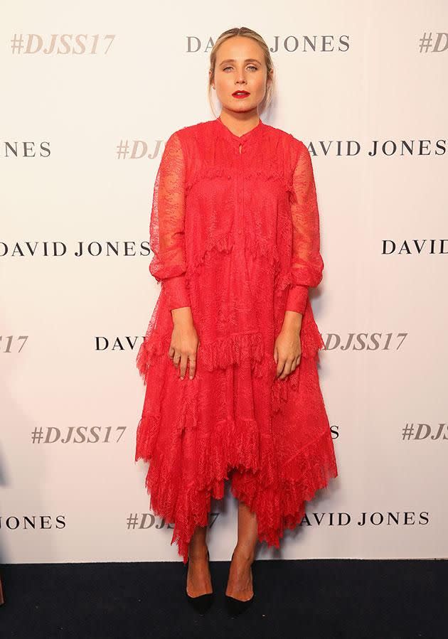 The actress attended the David Jones SS launch this week. Source: Getty