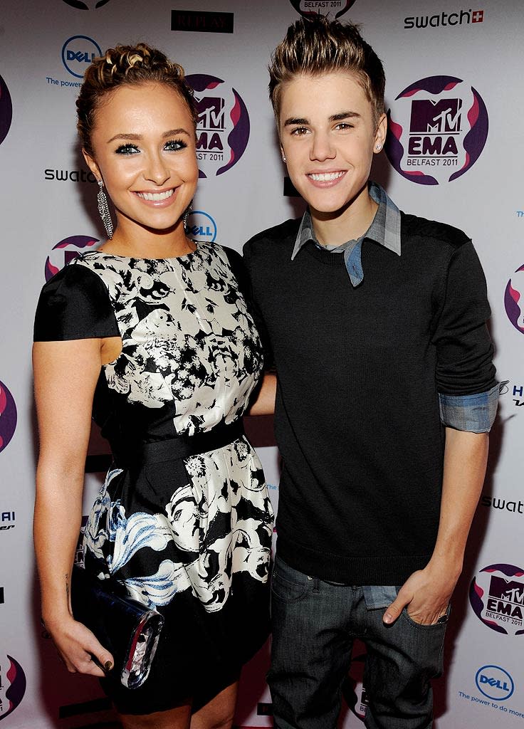 Panettiere Bieber MTV European Music Awards